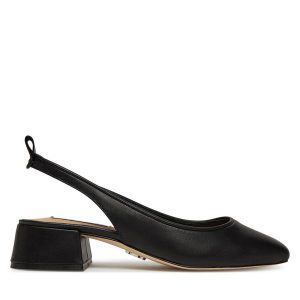 Sandały Steve Madden. Czarne sandały Steve Madden, bez wzorów, bez obcasa, na słupku, bez zapięcia. Za 269,99 zł.