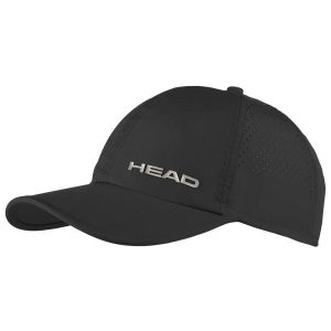 Czapka Head Pro. Czarne czapki Head, bez wzorów, sportowe. W wyprzedaży za 99,00 zł.