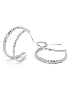 MOODE Kolczyki-półkreole "Honorine" rozmiar: onesize. Kolczyki MOODE, ze stali. Za 39,99 zł.