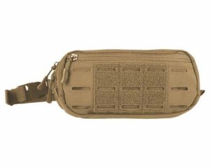 Nerka torba biodrowa OD Fanny Pack Laser Cut. Czarne nerki i saszetki Mil-Tec, z aplikacjami, z materiału. Za 63,99 zł.