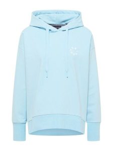 ELBSAND Bluza "Leah" w kolorze błękitnym rozmiar: M. Niebieskie bluzy ELBSAND, m, bez wzorów, z bawełny, z kapturem. Za 169,95 zł.