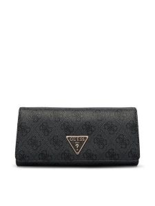 Guess Portfel SWSG74 59155 Czarny. Czarne portfele Guess, z aplikacjami, ze skóry. Za 289,99 zł.