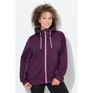 Damskie Kurtka funkcyjna softshell hydrofobowa kaptur. Czerwone kurtki Ulla Popken, plus size, bez wzorów, z materiału, bez kaptura. Za 539,99 zł.