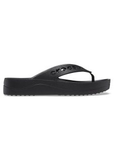 Crocs Japonki "Baya" w kolorze czarnym rozmiar: 39/40. Czarne klapki Crocs, bez wzorów, z otwartym noskiem, bez obcasa. Za 113,45 zł.