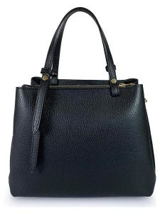 Florence Bags Skórzana torebka "Bea" w kolorze czarnym - 25 x 19 x 11 cm rozmiar: onesize. Czarne torebki klasyczne Florence Bags, bez wzorów, z materiału, przez ramię, bez dodatków. Za 339,99 zł.