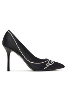 KARL LAGERFELD Szpilki Sarabande KL30906P Czarny. Czarne szpilki KARL LAGERFELD, bez wzorów, z materiału, bez obcasa. Za 656,99 zł.