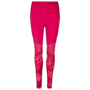 Damskie legginsy fitness Kilpi LIGANO-W. Czerwone legginsy Kilpi, bez wzorów. Za 153,53 zł.