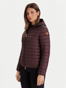 Save The Duck Kurtka przejściowa D33620W GIGA21 Bordowy Regular Fit. Czerwone kurtki Save the duck, bez wzorów, z syntetyku, bez kaptura. Za 549,99 zł.