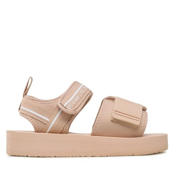 Sandały Big Star Shoes. Brązowe sandały BIG STAR SHOES, bez wzorów, bez obcasa, na płaskiej podeszwie, bez zapięcia. Za 119,99 zł.