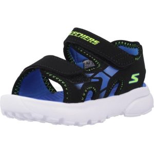 Sandały SKECHERS RAZOR SPLASH Niebieski. Niebieskie buty trekkingowe Skechers, z syntetyku, bez zapięcia. Za 137,99 zł.
