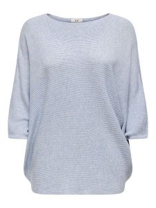 JDY Sweter w kolorze błękitnym rozmiar: S. Niebieskie swetry oversize JDY, s, bez wzorów, bez ramiączek. Za 79,59 zł.