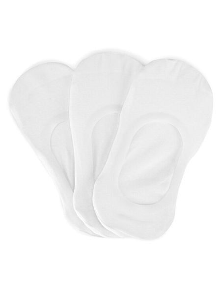 Jenny Fairy Stopki AS-LCN-001-AW24 (3-PACK) Biały. Białe skarpetki Jenny Fairy, bez wzorów, z bawełny. Za 8,99 zł.