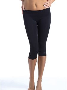 Controlbody Legginsy sportowe w kolorze czarnym rozmiar: S/M. Czarne legginsy Controlbody, m, bez wzorów, z materiału, outdoorowe. Za 83,42 zł.