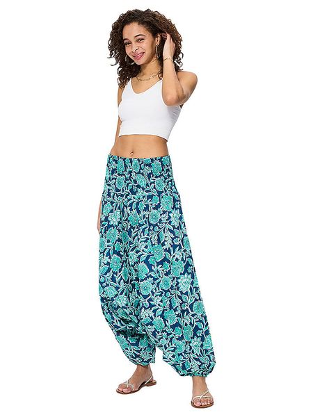 Aller Simplement Spodnie w kolorze turkusowym rozmiar: 34-40. Niebieskie spodnie z wysokim stanem Aller Simplement, bez wzorów, z bawełny, z podwyższonym stanem. Za 69,95 zł.