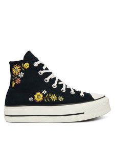 Converse Trampki Chuck 70 A16864C Czarny. Czarne trampki Converse, bez wzorów, z materiału, bez zapięcia. Za 449,99 zł.