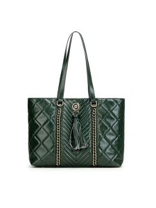 Monnari Torebka TORIMP0-24Z-BAG5290-K008D000 Zielony. Zielone torebki klasyczne Monnari, bez wzorów, ze skóry, bez dodatków. Za 139,99 zł.