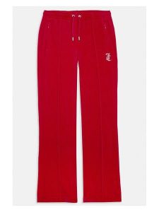 Juicy Couture Spodnie dresowe w kolorze czerwonym rozmiar: L. Czerwone spodnie dresowe Juicy Couture, l, bez wzorów, z dresówki. Za 144,58 zł.