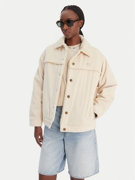 Billabong Kurtka przejściowa Cord In Love EBJJK00163 Écru Regular Fit. Kurtki Billabong, s, bez wzorów, z bawełny, bez kaptura. Za 539,99 zł.