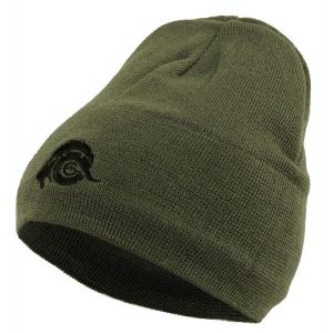 Wełniana czapka z lekką polarową podszewką. Zielone czapki GUGGEN MOUNTAIN, bez wzorów, z dzianiny, eleganckie. Za 149,48 zł.