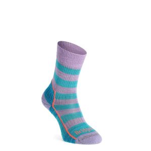 Skarpety turystyczne damskie Bridgedale Hike LW Merino Perf B Patrn. Zielone skarpetki Bridgedale, bez wzorów. Za 92,99 zł.