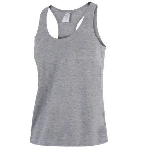 Tank top fitness damski Joma Larisa. Szare topy JOMA, l, bez wzorów, sportowe, bez kołnierzyka, bez ramiączek. Za 45,99 zł.