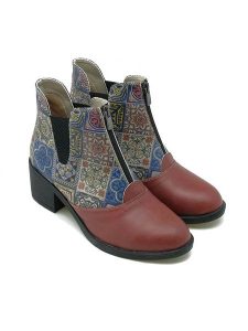 Goby Botki w kolorze brązowym ze wzorem rozmiar: 36. Brązowe botki Goby, bez wzorów, bez obcasa, bez zapięcia. Za 347,99 zł.