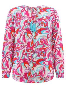 Zwillingsherz Bluzka ze wzorem rozmiar: L/XL. Bluzki Zwillingsherz, l, bez wzorów, z wiskozy, bez kołnierzyka, bez ramiączek. Za 148,96 zł.