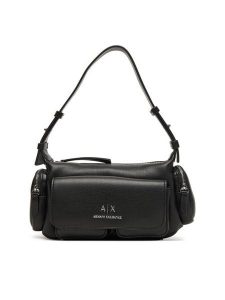 Armani Exchange Torebka XW000405 AF12589 UC001 Czarny. Czarne torebki klasyczne Armani Exchange, bez wzorów, ze skóry, bez dodatków. Za 629,99 zł.