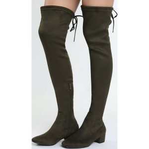 Zielone Kozaki Decorous. Kozaki marki Born2be. Za 114,99 zł.