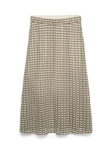 Vero Moda Spódnica w kolorze beżowo-szarobrązowym rozmiar: XL. Brązowe spódnice Vero Moda, xl, bez wzorów, midi. Za 84,21 zł.