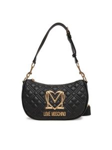 LOVE MOSCHINO Torebka JC4301PP1NK1200A Czarny. Czarne torebki klasyczne LOVE MOSCHINO, bez wzorów, ze skóry, bez dodatków. Za 649,99 zł.
