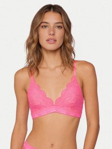 Guess Biustonosz braletka O4YC00 PZ01C Różowy. Czerwone biustonosze Guess, z aplikacjami, z syntetyku. Za 139,99 zł.