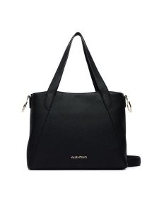 Valentino Torebka Thaoe Re VBSA5M02 Czarny. Czarne shopper bag Valentino, bez wzorów, ze skóry, bez dodatków. Za 749,99 zł.