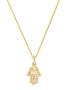 L instant d Or Złota zawieszka "Jolie main de Fatma" rozmiar: onesize. Żółte zawieszki L instant d Or, złote. Za 260,99 zł.