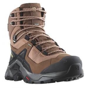 Buty trekkingowe damskie Salomon Quest Element Gore-tex. Brązowe buty trekkingowe Salomon, z gore-texu, za kostkę, bez zapięcia. Za 771,00 zł.
