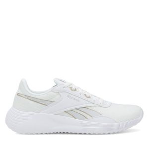 Buty do biegania Reebok. Białe buty sportowe Reebok, bez wzorów, bez zapięcia, do biegania. Za 199,99 zł.