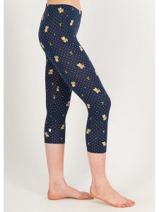 Blutsgeschwister Legginsy "Laune Legs" w kolorze granatowym rozmiar: S. Niebieskie legginsy Blutsgeschwister, bez wzorów, z bawełny. Za 74,63 zł.