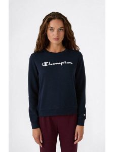 Champion Bluza w kolorze granatowym rozmiar: XL. Niebieskie bluzy Champion, xl, bez wzorów, z bawełny, bez kaptura. Za 110,04 zł.