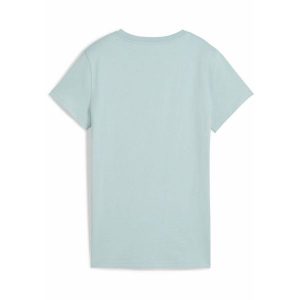 Damska koszulka ESS ELEVATED PUMA Modern Mint Green. Zielone bluzki Puma, s, z aplikacjami, eleganckie, bez kołnierzyka, bez ramiączek. W wyprzedaży za 64,00 zł.