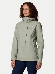 Columbia Kurtka przeciwdeszczowa Arcadia™ II 1534115 Zielony Regular Fit. Zielone kurtki Columbia, s, bez wzorów, z syntetyku, bez kaptura. Za 399,99 zł.