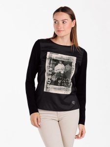 KEY LARGO Koszulka "Sporty" w kolorze czarnym rozmiar: M. Czarne bluzki KEY LARGO, m, bez wzorów, sportowe, bez kołnierzyka, bez ramiączek. Za 89,45 zł.