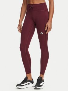 Adidas Legginsy Run Essentials Full Length Leggings KQ8195 Bordowy Slim Fit. Czerwone legginsy sportowe ADIDAS, s, bez wzorów, z syntetyku, na fitness i siłownię. Za 219,99 zł.