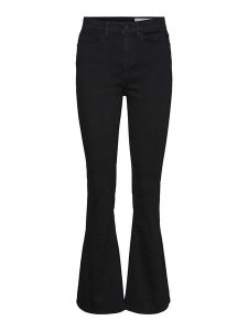 Noisy may Dżinsy "Nmsalie" - Skinny fit - w kolorze czarnym rozmiar: W28/L30. Czarne jeansy Noisy may, z aplikacjami, ze skóry, z podwyższonym stanem. Za 83,22 zł.
