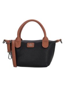 Charm Torebka w kolorze czarno-karmelowym - 20 x 13 x 9 cm rozmiar: onesize. Czarne torebki klasyczne Charm, bez wzorów, z materiału, przez ramię, bez dodatków. Za 65,99 zł.