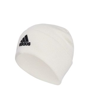Czapka beannie adidas Logo. Białe czapki ADIDAS, bez wzorów, klasyczne. Za 102,60 zł.