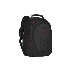 Plecak miejski Pegasus Deluxe 25l. Czarne plecaki Wenger. Za 545,99 zł.