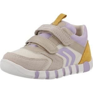 Buty GEOX B IUPIDOO Beżowy. Brązowe buty trekkingowe Geox, ze skóry, bez zapięcia. Za 226,99 zł.