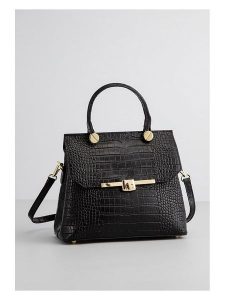 Christian Laurier Skórzana torebka "Emy" w kolorze czarnym - 27 x 19 x 12 cm rozmiar: onesize. Czarne torebki klasyczne Christian Laurier, bez wzorów, z materiału, przez ramię, bez dodatków. Za 239,99 zł.