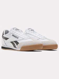 Reebok Sneakersy "Classic Campio XT" w kolorze biało-czarnym rozmiar: 45,5. Białe trampki Reebok, bez wzorów, z materiału, bez zapięcia. Za 184,95 zł.