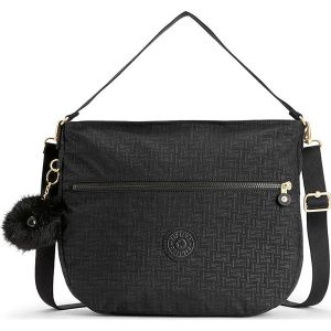 Torebka "Fenna" w kolorze czarnym - 37 x 31,5 x 5 cm. Torebki klasyczne marki Kipling. W wyprzedaży za 150,95 zł.